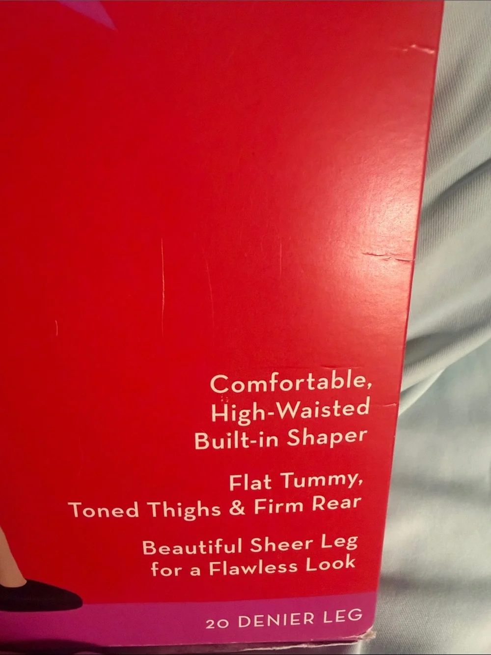 SPANX Sheers High-Waisted Nude/Tan Pantyhose Packaging
